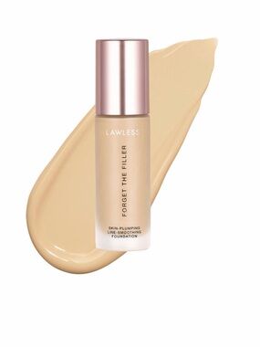 LAWLESS Forget The Filler Foundation - Light Beige Bottle with Rose Gold Cap